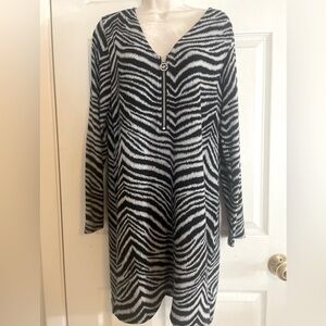 Michael‎ Kors Zebra Dress Size Large